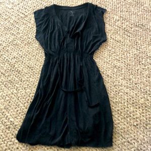 Black Cotton dress or coverup